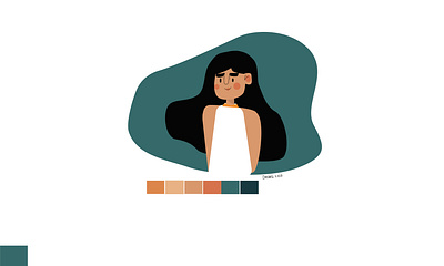 Character design adobe adobe illustrator branding character character design charactere design female girl graphic design illustration illustrator journal logo magazine postcard trend trend 2021 vector woman