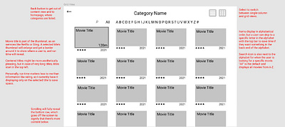 Streaming Service Interface