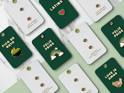 Pins aesthetic branding design guac guacamole heritage hispanic illustration las vegas latina latino love is love monochromatic pico de gallo pin pins pride pride parade rainbow typography
