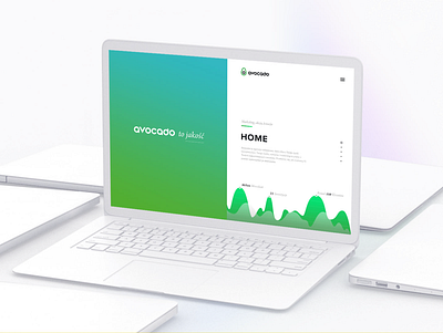 Avocado – New website design for marketing agency clean design mockup modern seo ui ux webdesign