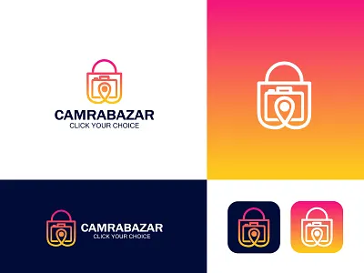 Camra bazar logo design branding camra logo camra shop logo design graphic design illustration logo branding logo art logo design professional logo shop logo