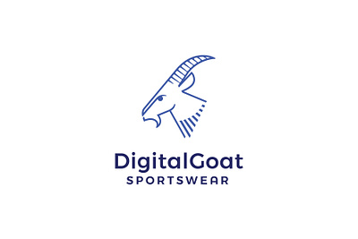 Digital Goat animation branding business name craft design goat graphic design headfonts illustration logo logo design logo sport logo tamplate media professiomal sport sport wear tamplate vctor work