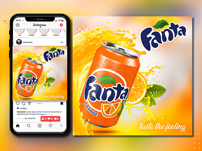 Social Media Design | Ads | Banner ad ads advertising banner branding design drink facebook ads facebook banner fanta google ads instagram banner instagram post poster psd social media ads social media banner social media post design web banner