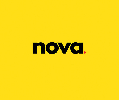 nova - Brand identity design for a design system branding illustration logo typography vector