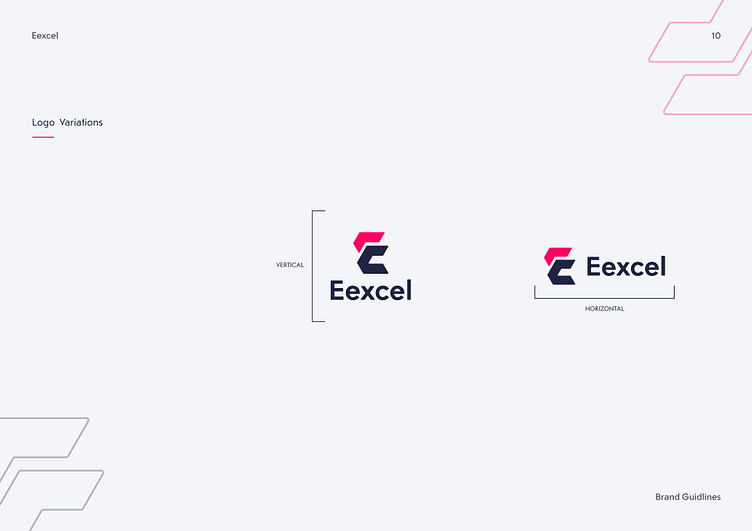 Eexcel - Brand Guidelines by Md Mehedi Hasan for Fixdpark on Dribbble