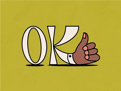 OK👍 bold outline brand identity branding design graphic design hand illustration illustration logo logotype ok okay outline retro illustration vector vintage illustration visual identity