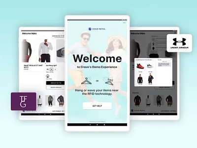 Crave Retail app design mobile app ui design ux design