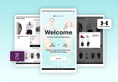 Crave Retail app design mobile app ui design ux design