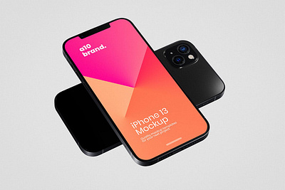 iPhone 13 Mockup Pack abstract apple clean device display ios iphone iphone 13 mockup phone phone mockup presentation realistic simple smartphone theme ui ux web website