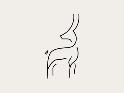 Minimal Deer logo branding company logo company logo template creative creative logo creative logo designer deer design hotel logo logo design logo designer minimal minimal deer logo minimalist modern professional restaurant logo unique vector