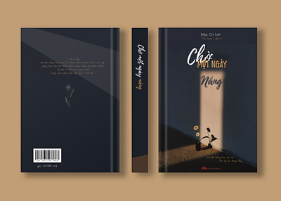 Book Cover design / novel " waiting a sunny day " adobe illustrator book cover design bookcover cover design design graphic design illustration typography