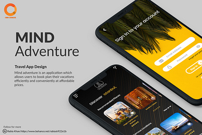 Mind Adventure app app desigbn behance branding cooldesigns design dribbble graphic design icon illustration logo marketing oddchoices promotions travel app typography ui uiux ux vector