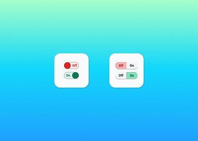 On/Off Switch design ui ux