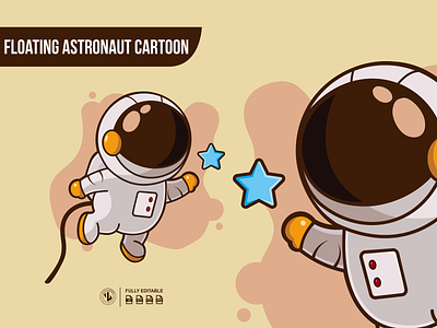 Floating Astronaut astronaut branding character design dribble floating ideas illustration instagram logo logoinspirations mascot ui vector zerologicstudio