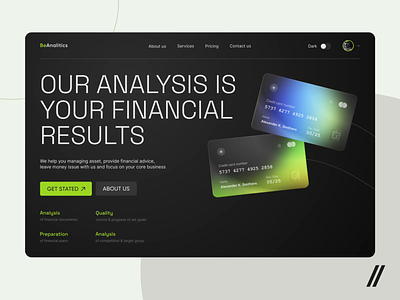 Finance Analytics Homepage analytics animation automate dashboard design finance fintech homepage interaction interface landing landing page motion plan platform ui ux web web design web interaction