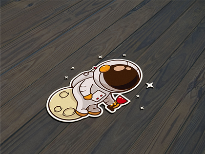 Drink Astronaut astronaut branding character design dribble drink ideas illustration instagram logo logoinspirations vector zerologicstudio