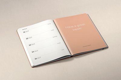 Notebook Planner Mockup artwork book branding cover design display graphic design journal leather mockup notebook pages pencil planner print sketch sketchbook template ui ux