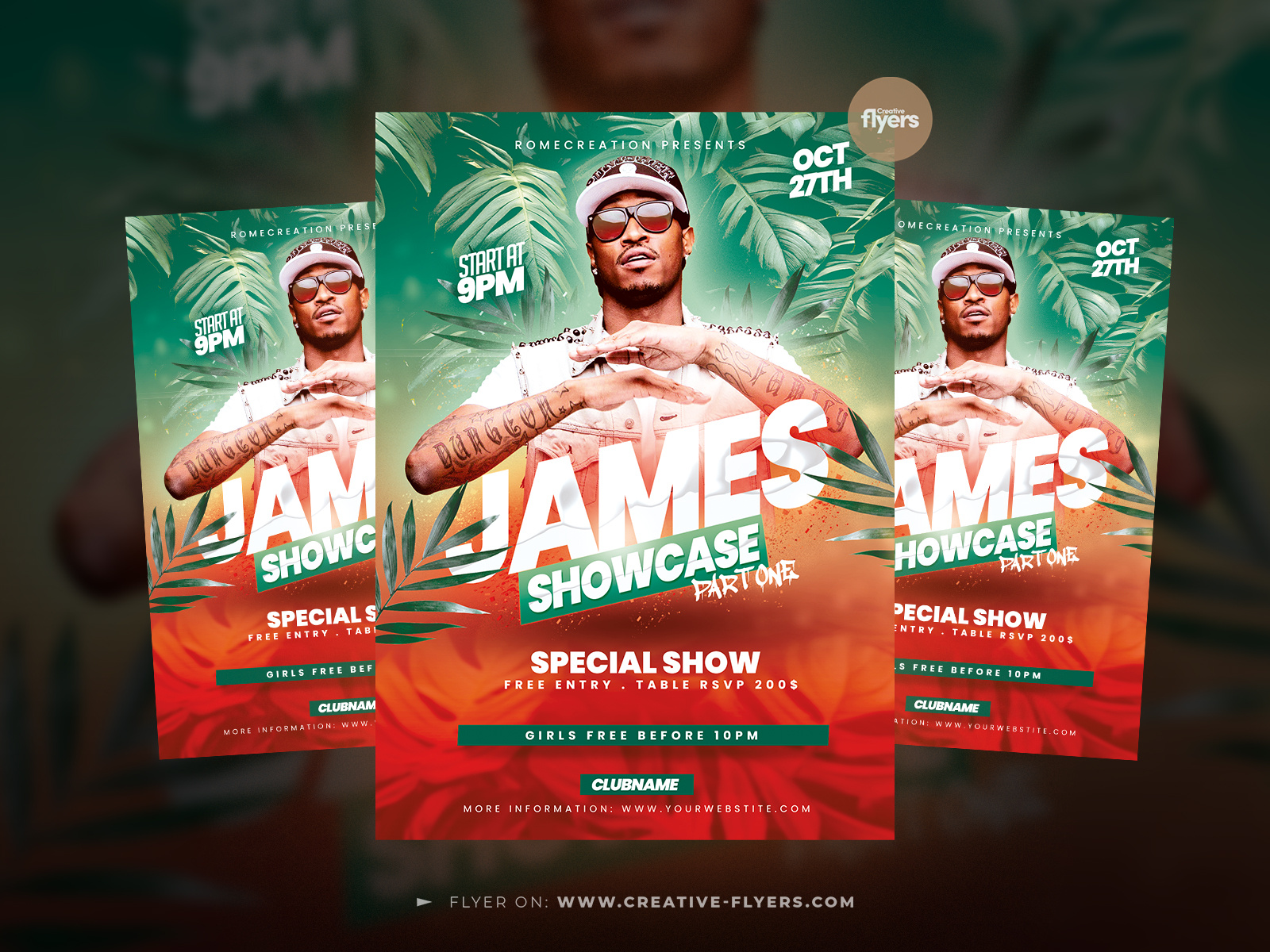 Artist Flyer Template (PSD) artist dj design dj flyer dj flyer template flyer templates flyers graphic design music flyer music poster nightclub flyer party flyer photoshop poster