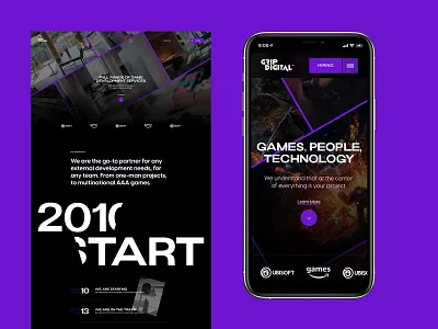 GRIP DIGITAL - New presentation website vol.2 design graphic design mobile ui ux wondermakers