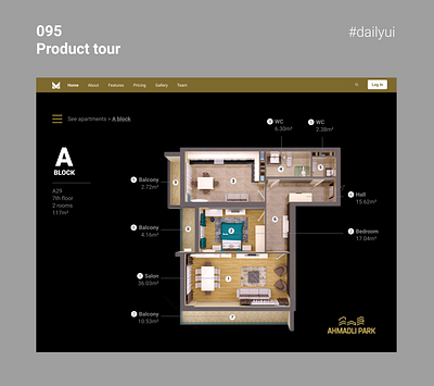 #095 Product tour dailyui dailyui 095 dailyuichallenge product tour