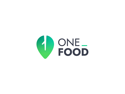 OneFood logo design and animation animated logo animation food app food delivery food online store green logo logo logo animation logo design motion motion design motion designer motion graphics online store