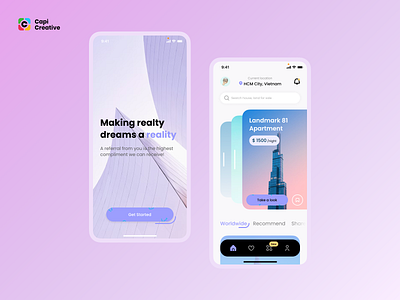 Real Estate - Mobile app UX/UI design concept agency app building buy land dashbroad homestay house interior map mobile new idea real estate real estate design real estate mobile app realestate trending mobile app ui ui kit ux