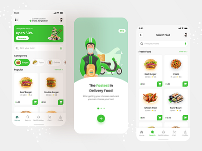 Fast delivery food app ui design app ui app uiux burger app cheesburger fast delivery fast delivery app fast food food app food ui food ui design food ui design app fresh dood humburger logo mobile ui design pizza app ui ui design ui ux