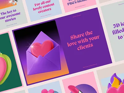 3D Icons Pack - Romance 3d 3d icon bumble c4d date dating design femenine icon illustration key letter lock love love letter presentation romance romantic tinder ui