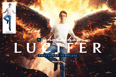 Lucifer Photoshop Template action comic effect filter gfx lucifer photo photography photoshop poster template vfx