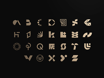 Brand Alphabet | Lunour alphabet brand branding brands fonts identity letters logo logo roll logofolio logos people startup typography volume 1