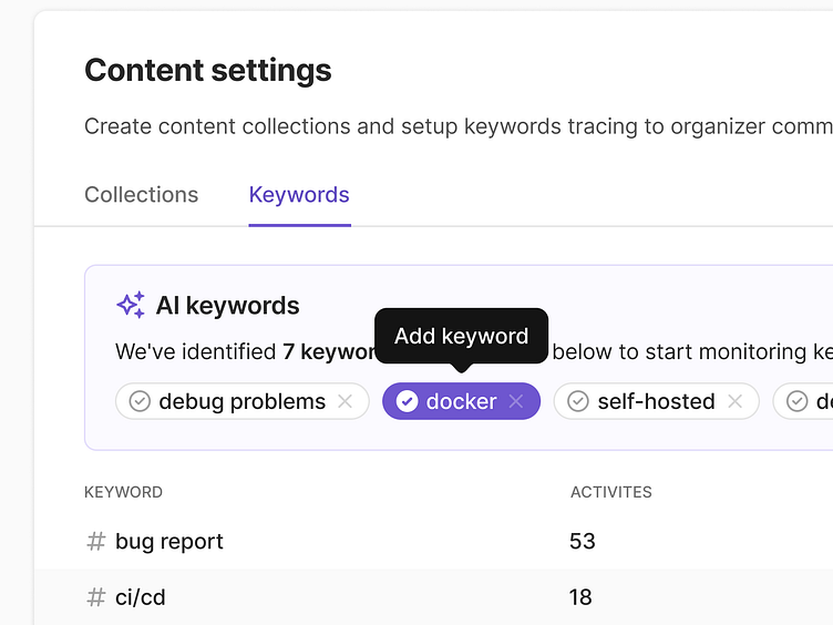 Settings Callout - AI-Powered Content Discovery by usrnk1 on Dribbble