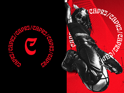 CAPRI - LOGO & BRAND IDENTITY abstract adobe brand brand and identity brand design brand identity brandidentity branding clothes design fashion graphic design illustration logo logotype mark minimal street style strong vintage