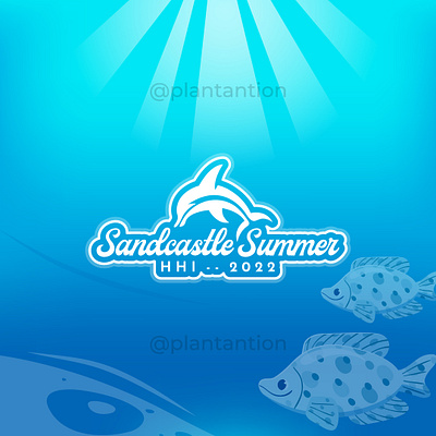 Sandcastle Summer logo design graphic design logo