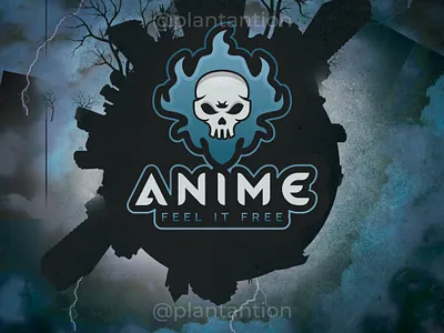 Anime logo design graphic design logo