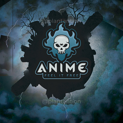 Anime logo design graphic design logo