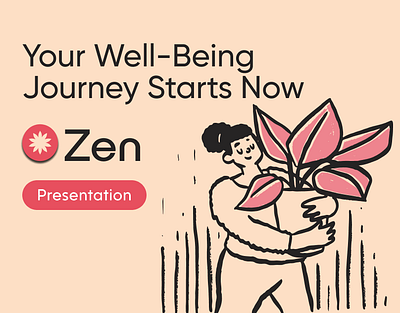 Mental Well Being - Zen Presentation animation branding graphic design logo mental health mental well being presentation zen