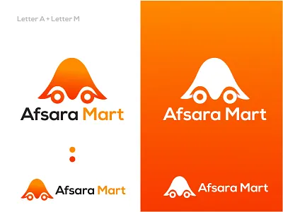 Afsara Mart Logo design graphic design vector