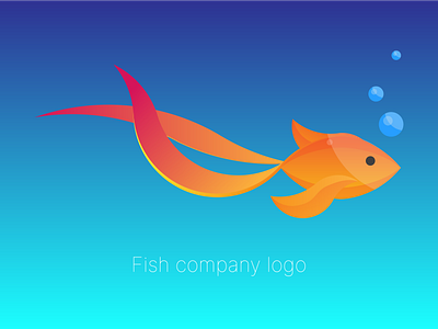 Fish company logo branding design graphic design illustration logo vector