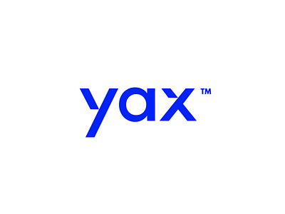 yax | logo redesign branding design graphic design logo typography