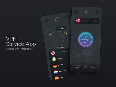 VPN App design design product design sketch ui