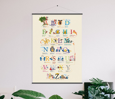 ABC Cuento-póster abc children book illustration illustration