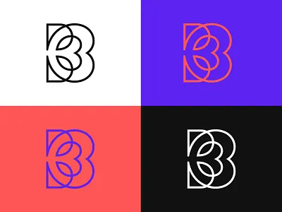 Letter B + Heart + leafs brand identity branding lettermark logo logo design logo designer logo inspiration logomark logos mark marks minimal logo minimal logo design minimal logos minimalist logo simple logo simple logo design simple logos symbol symbols