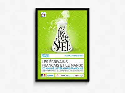 Institut français event poster event graphic design literature photo manipulation poster
