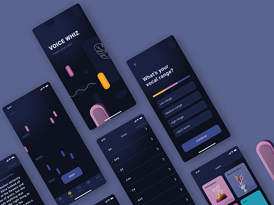 Voice whiz app android app appdesign design figma iosappdesign learn learnapp ui uiux uiuxdesign ux design uxdesignapp voice voiceapp
