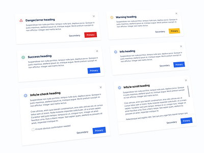 Pattern library - modals component design interface linrary modal pattern system ui ux visual