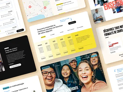 Website - Acadomia 🎓 design e learning education learn learning service skills students study studying teacher ux web webdesign website