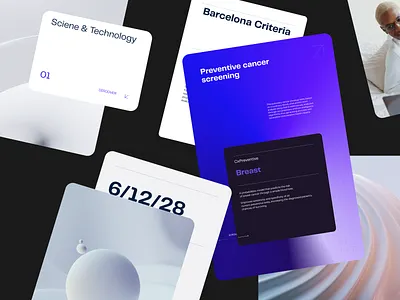 Gold experience for cancer detection app biotech branding cancer design graphic design photo ui ux website