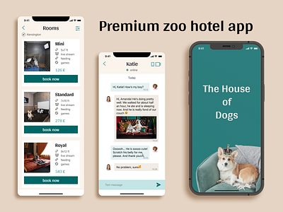 The House of Dogs branding design graphic design mobile app design ui ui design