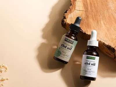 Rose CBD oil label design concepts adobe illustrator cc branding cbd cbd design concept design design concept elegant graphic design illustration label label design minimal natural organic packaging packaging design vector vintage vintage packaging