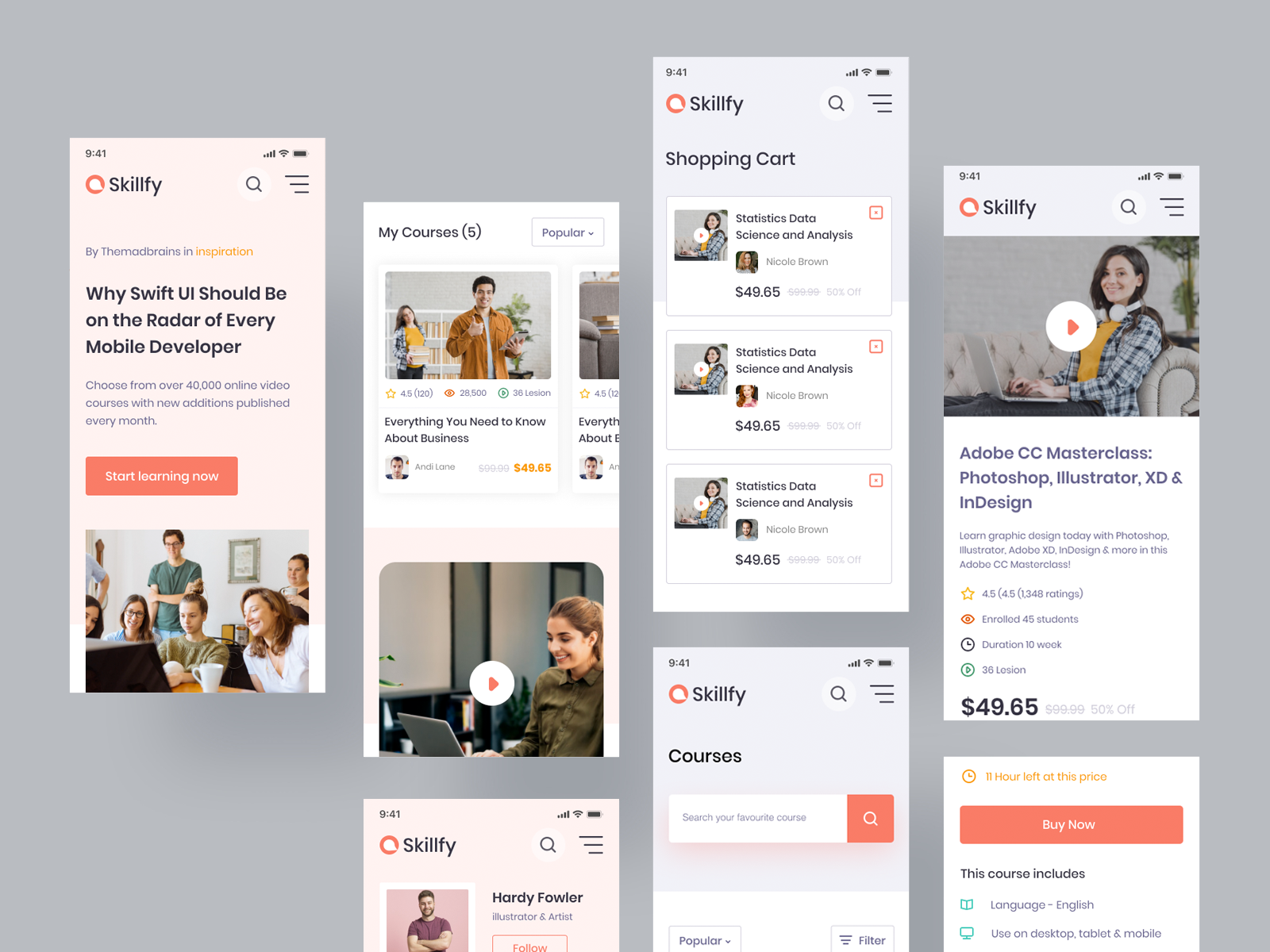 Example of UI/UX Design For Web & Mobile Apps